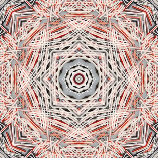 Seamless patterns. Square linear and geometric patterns. Kaleidoscope.