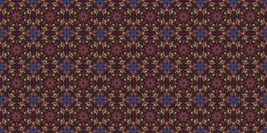 Kusursuz desenler. Uzay dokusu. Kaleydoskopik arkaplan