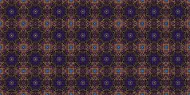 Kusursuz desenler. Uzay dokusu. Kaleydoskopik arkaplan