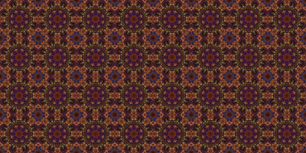 Seamless Patterns Space Texture Kaleidoscopic Background — ストック写真