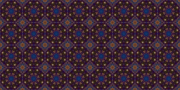 Seamless Patterns Space Texture Kaleidoscopic Background — 스톡 사진