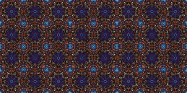 Seamless Patterns Space Texture Kaleidoscopic Background — 스톡 사진