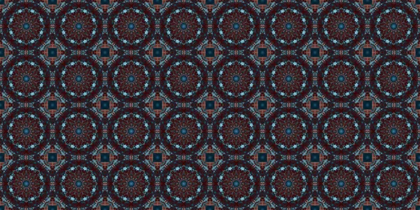 Seamless Patterns Space Texture Kaleidoscopic Background — ストック写真