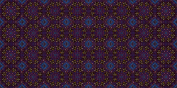 Seamless Patterns Space Texture Kaleidoscopic Background — Stock Fotó