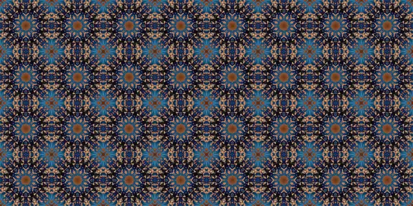 Seamless Patterns Space Texture Kaleidoscopic Background — Photo