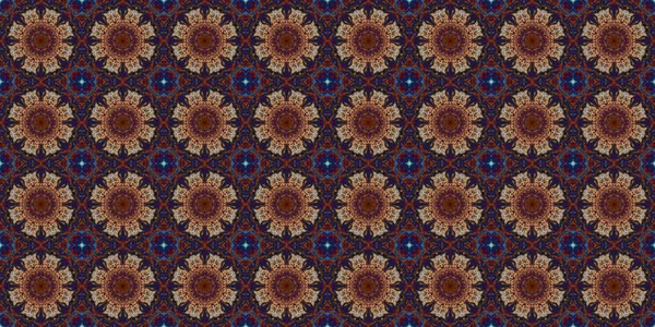 Seamless Patterns Space Texture Kaleidoscopic Background — Foto de Stock