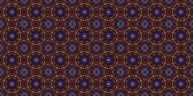 Kusursuz desenler. Uzay dokusu. Kaleydoskopik arkaplan