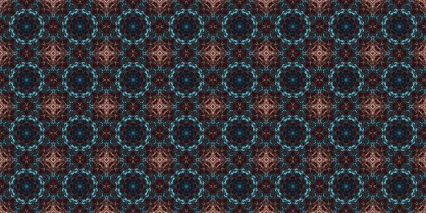Seamless Patterns Space Texture Kaleidoscopic Background — 图库照片