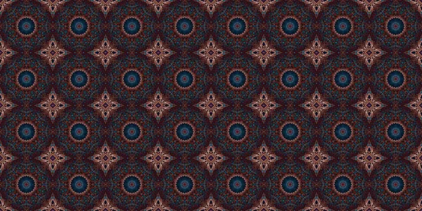 Seamless Patterns Space Texture Kaleidoscopic Background — ストック写真