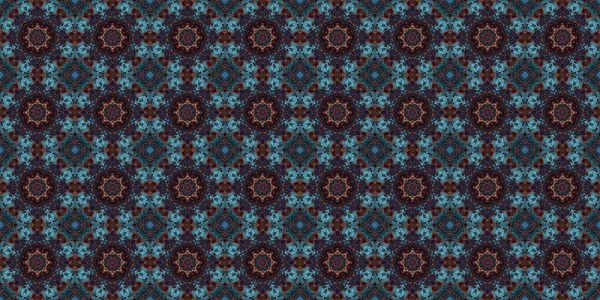 Seamless Patterns Space Texture Kaleidoscopic Background — 스톡 사진