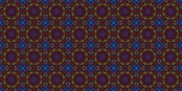 Nahtlose Muster Weltraumtextur Kaleidoskopischer Hintergrund — Stockfoto