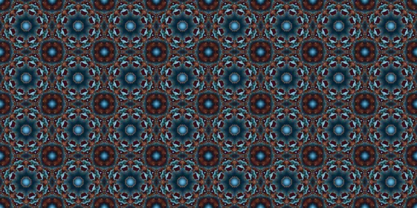 Seamless Patterns Space Texture Kaleidoscopic Background — Stockfoto