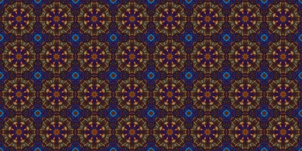 Seamless Patterns Space Texture Kaleidoscopic Background — 스톡 사진