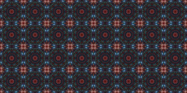 Seamless Patterns Space Texture Kaleidoscopic Background — Fotografia de Stock