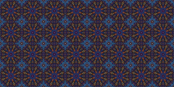 Bezešvé Vzory Vesmírná Textura Kaleidoskopické Pozadí — Stock fotografie