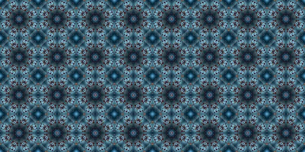 Seamless Patterns Space Texture Kaleidoscopic Background — Stock fotografie