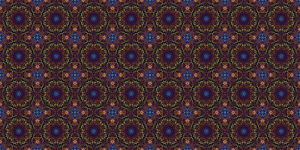 Seamless Patterns Space Texture Kaleidoscopic Background — стоковое фото