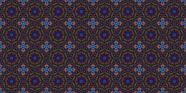 Seamless Patterns Space Texture Kaleidoscopic Background — Stok fotoğraf