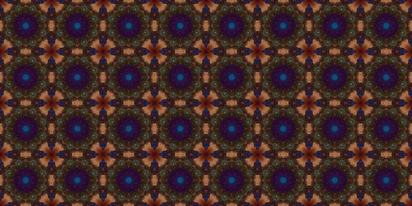 Seamless Patterns Space Texture Kaleidoscopic Background — Foto Stock
