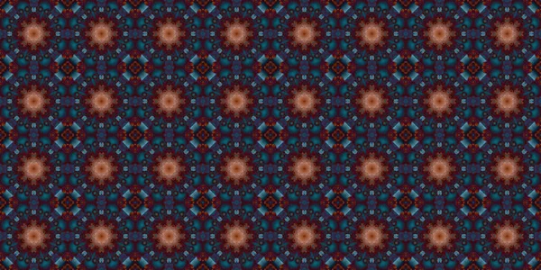 Seamless Patterns Space Texture Kaleidoscopic Background — Foto Stock