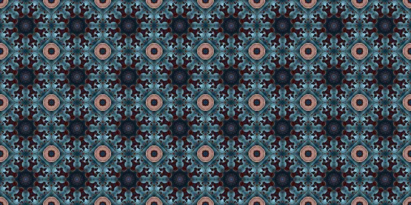 Seamless Patterns Space Texture Kaleidoscopic Background — Stockfoto