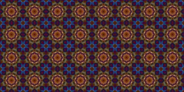 Kusursuz desenler. Uzay dokusu. Kaleydoskopik arkaplan