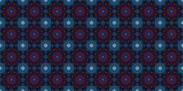 Seamless Patterns Space Texture Kaleidoscopic Background — Stockfoto