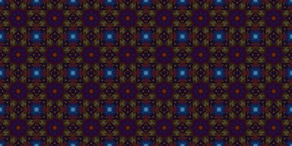 Seamless Patterns Space Texture Kaleidoscopic Background — стоковое фото