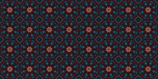 Seamless Patterns Space Texture Kaleidoscopic Background — 스톡 사진