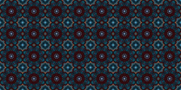 Seamless Patterns Space Texture Kaleidoscopic Background — 스톡 사진