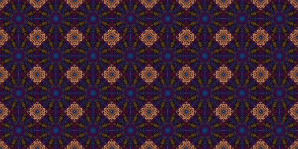 Seamless Patterns Space Texture Kaleidoscopic Background — Stockfoto