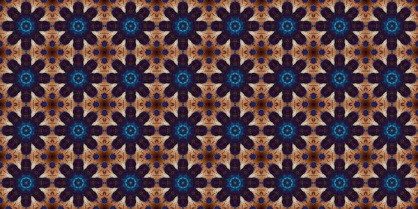 Seamless Patterns Space Texture Kaleidoscopic Background — Stockfoto