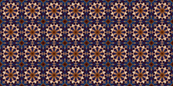Seamless Patterns Space Texture Kaleidoscopic Background — Stockfoto