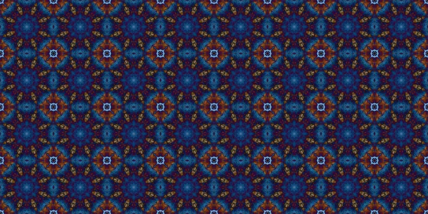 Seamless Patterns Space Texture Kaleidoscopic Background — Fotografia de Stock