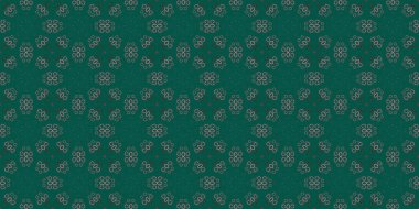 Kusursuz desenler. Geometrik desenlerin dokusu. Yeşil, kırmızı ve pembe renkler