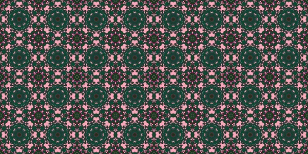 Seamless Patterns Texture Geometric Patterns Green Red Pink Colors — Φωτογραφία Αρχείου