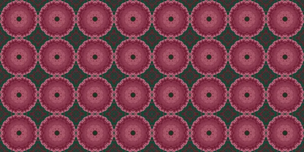 Seamless Patterns Texture Geometric Patterns Green Red Pink Colors — Stok fotoğraf