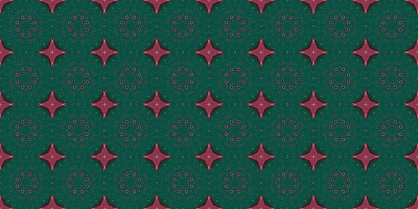 Seamless Patterns Texture Geometric Patterns Green Red Pink Colors — стоковое фото