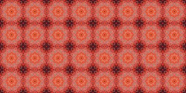 Kusursuz desenler. Geometrik yineleme kalıbının dokusu. Kaleydoskopik arkaplan