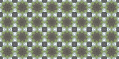 Kusursuz desenler. Geometrik yineleme kalıbının dokusu. Kaleydoskopik arkaplan