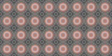 Kusursuz desenler. Geometrik yineleme kalıbının dokusu. Kaleydoskopik arkaplan