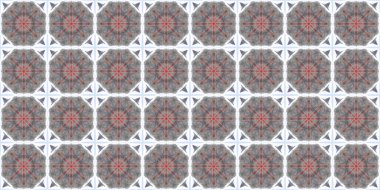 Kusursuz desenler. Geometrik yineleme kalıbının dokusu. Kaleydoskopik arkaplan