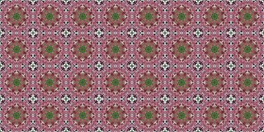 Kusursuz desenler. Geometrik yineleme kalıbının dokusu. Kaleydoskopik arkaplan