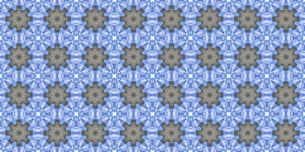 Naadloze Patronen Textuur Van Een Geometrisch Herhalingspatroon Kaleidoscopische Achtergrond — Stockfoto