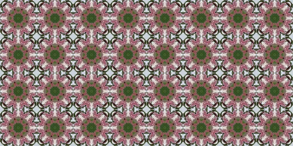 Seamless Patterns Texture Geometric Repeating Pattern Kaleidoscopic Background — Photo