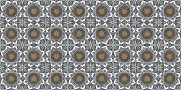Seamless Patterns Texture Geometric Repeating Pattern Kaleidoscopic Background — Stockfoto