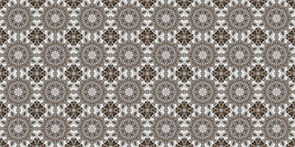 Bezešvé Vzory Struktura Geometrického Opakujícího Obrazce Kaleidoskopické Pozadí — Stock fotografie