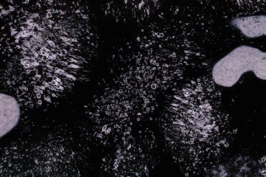 Karanlık soyut dokulu arka planlar. Lekeler ve lekeler. Alkol mürekkebi.