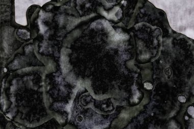 Karanlık soyut dokulu arka planlar. Lekeler ve lekeler. Alkol mürekkebi.