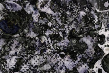 Karanlık soyut dokulu arka planlar. Lekeler ve lekeler. Alkol mürekkebi.